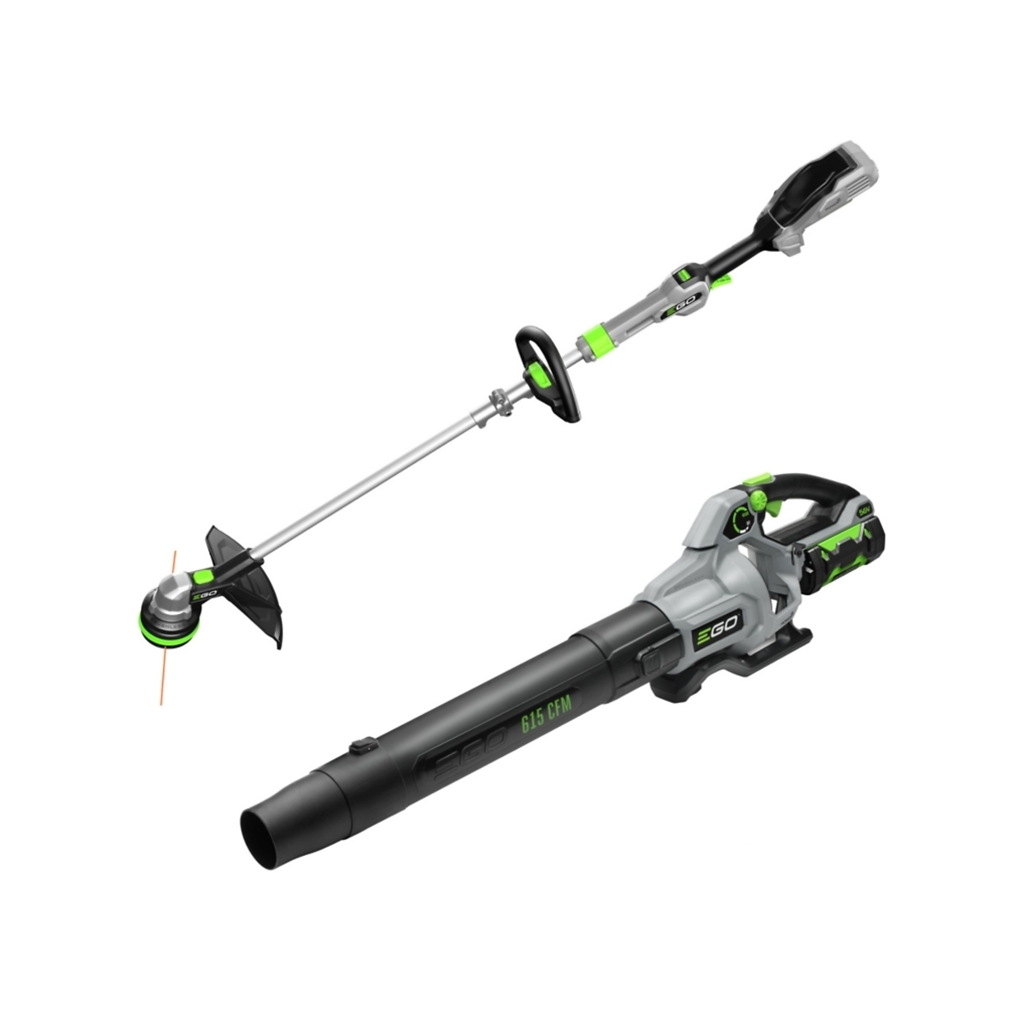 EGO POWER+ String Trimmer + Blower Combo Kit, 615 CFM, Model# ST6151LB